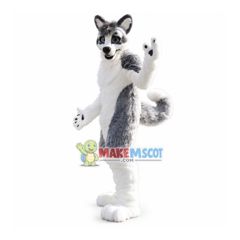 Wolf Dog Husky Fursuit Furry Mascot Costume Cosplay Party Dress Outfit Adult Size Wolf Dog Husky Fursuit Furry Mascot Costume Cosplay Party Dress Outfit Adult Size