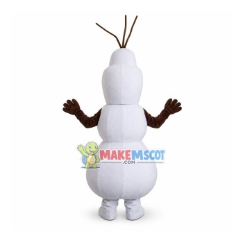 Smiling Olaf Mascot Costume Cartoon Character Mascot Smiling Olaf Mascot Costume Cartoon Character Mascot