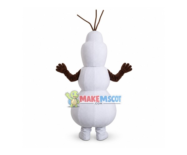 Smiling Olaf Mascot Costume Cartoon Character Mascot Smiling Olaf Mascot Costume Cartoon Character Mascot