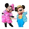 Mickey and Minnie Mouse Adult Mascot Costume Cartoon Mascot Costume