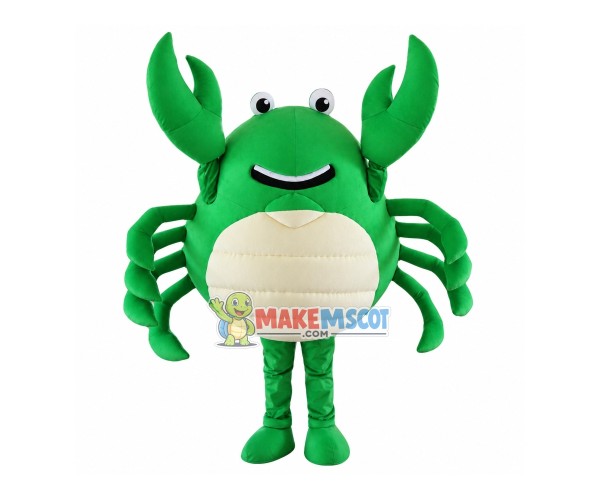 Green Crab Mascot Costume Adult Crab Costume Green Crab Mascot Costume Adult Crab Costume