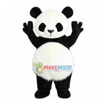 Cartoon Panda Mascot Costume Adult Size