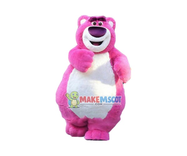 Pink Lots O' Huggin' Bear Toy Story Mascot Costume Pink Lots O' Huggin' Bear Toy Story Mascot Costume