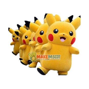 Pikachu Mascot Costume Cartoon Costume Pikachu Mascot Costume Cartoon Costume