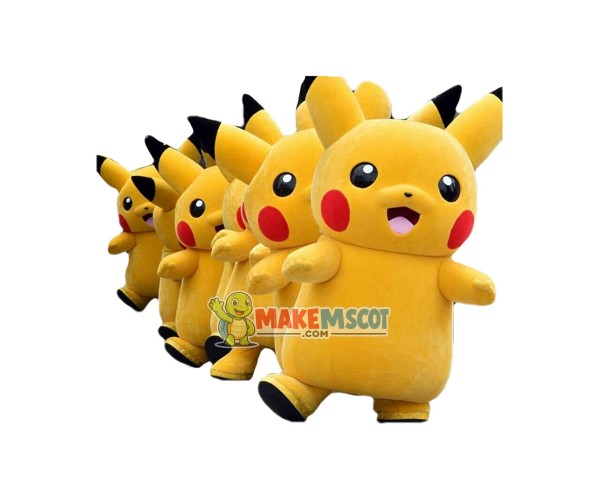 Pikachu Mascot Costume Cartoon Costume Pikachu Mascot Costume Cartoon Costume