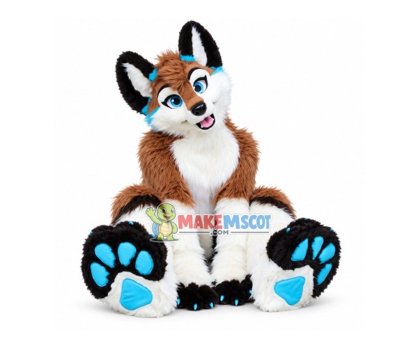 Long Fur Husky Dog Fox Fursuit Mascot Costume Suit Cosplay Dress Adults Parade Long Fur Husky Dog Fox Fursuit Mascot Costume Suit Cosplay Dress Adults Parade