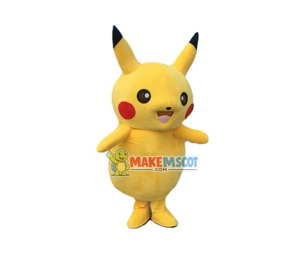 Happy Pikachu Mascot Costume For Party Happy Pikachu Mascot Costume For Party