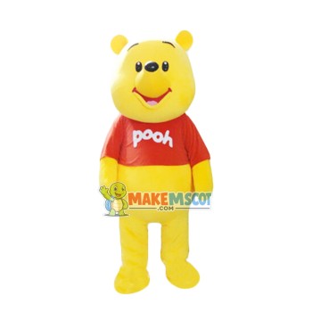 Winnie The Pooh Adult Mascot Costume for Halloween Winnie The Pooh Adult Mascot Costume for Halloween