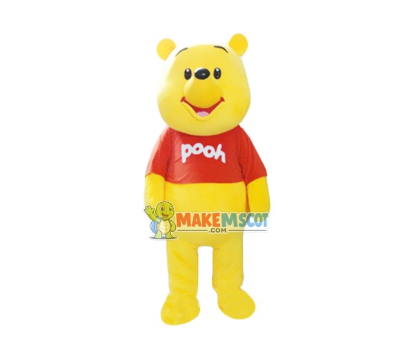 Winnie The Pooh Adult Mascot Costume for Halloween