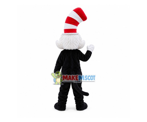 Halloween Mascot Black Magic Cat Mascot Costume