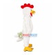 Hotsale Halloween White Chicken Rooster Mascot Costume Dress Adult Size New