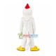 Hotsale Halloween White Chicken Rooster Mascot Costume Dress Adult Size New