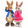 Peter & Lily Rabbit Mascot Costume