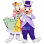 Easter Couple Rabbit Mascot Costume