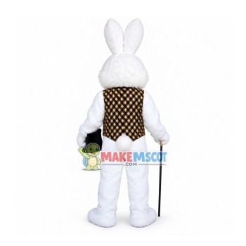 Magic White Rabbit Mascot Costume Magic White Rabbit Mascot Costume