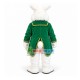 Green Wendell Rabbit Mascot Costume Green Wendell Rabbit Mascot Costume