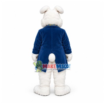 Blue Wendell Rabbit Mascot Costume Blue Wendell Rabbit Mascot Costume