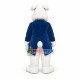 Blue Wendell Rabbit Mascot Costume Blue Wendell Rabbit Mascot Costume
