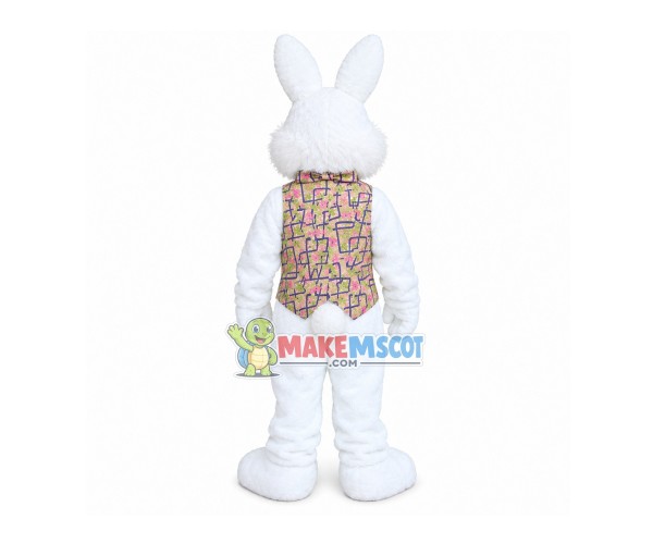 Happy Easter Bunny Mascot Costume Happy Easter Bunny Mascot Costume