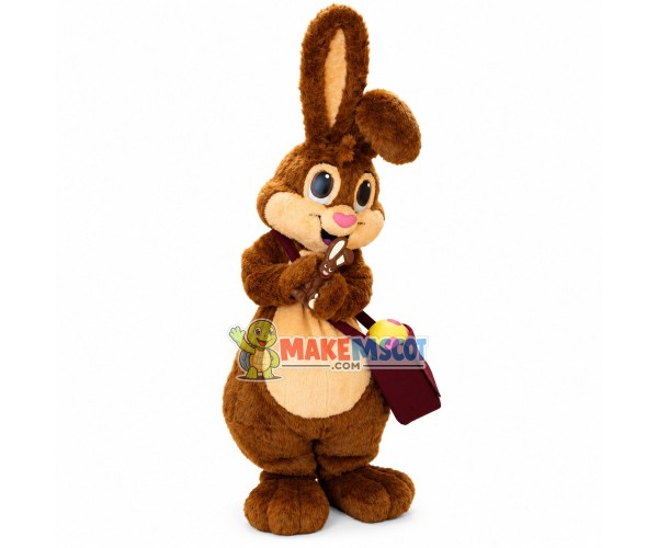 Brown Rabbit Mascot Costume Brown Rabbit Mascot Costume