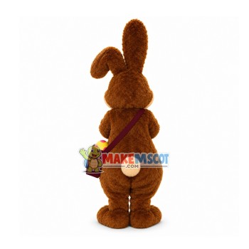 Brown Rabbit Mascot Costume Brown Rabbit Mascot Costume