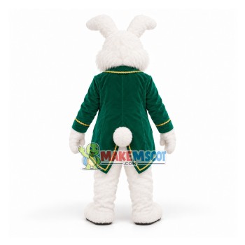 Adult Green Wendell Rabbit Mascot Costume Adult Green Wendell Rabbit Mascot Costume