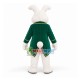 Adult Green Wendell Rabbit Mascot Costume Adult Green Wendell Rabbit Mascot Costume