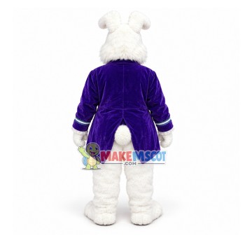 Purple Wendell Bunny Mascot Costume