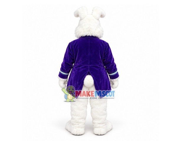Purple Wendell Bunny Mascot Costume