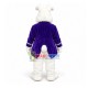 Purple Wendell Bunny Mascot Costume