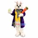 Adult Purple Wendell Bunny Mascot Costume Adult Purple Wendell Bunny Mascot Costume