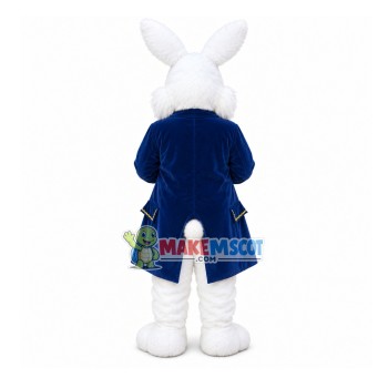 Blue Wendell Bunny Mascot Costume Blue Wendell Bunny Mascot Costume