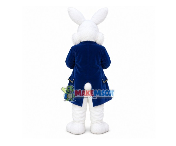 Blue Wendell Bunny Mascot Costume