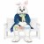 Adult Blue Wendell Rabbit Mascot Costume
