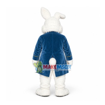 Adult Blue Wendell Rabbit Mascot Costume Adult Blue Wendell Rabbit Mascot Costume