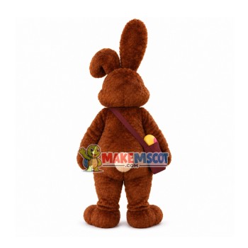 Easter Brown Rabbit Mascot Costume Easter Brown Rabbit Mascot Costume