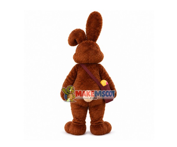 Easter Brown Rabbit Mascot Costume Easter Brown Rabbit Mascot Costume