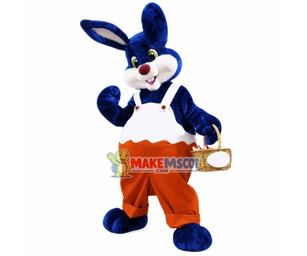 Cute Blue Rabbit Mascot Costume Cute Blue Rabbit Mascot Costume