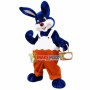 Cute Blue Rabbit Mascot Costume