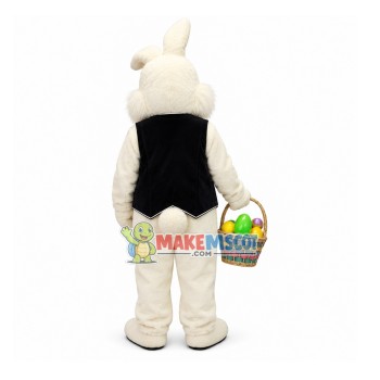 Easter White Rabbit Mascot Costume Easter White Rabbit Mascot Costume