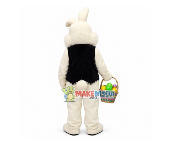 Easter White Rabbit Mascot Costume Easter White Rabbit Mascot Costume