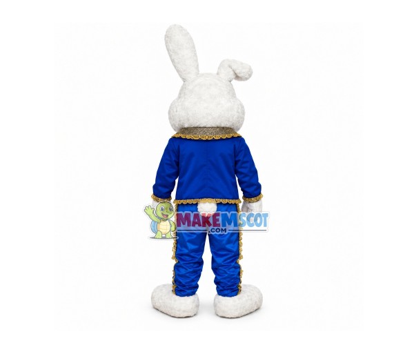 Blue Set Rabbit Mascot Costume Blue Set Rabbit Mascot Costume