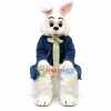 Soft Blue Wendell Rabbit Mascot Costume