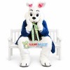 Realistic Blue Wendell Rabbit Mascot Costume