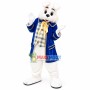 Easter Blue Suit Bunny Mascot Costume