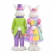 Easter Couple Bunny Mascot Costume Easter Couple Bunny Mascot Costume
