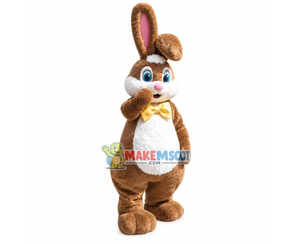 Cute Brown Rabbit Mascot Costume Cute Brown Rabbit Mascot Costume