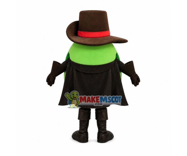 Customized Mysterious Green Doll Mascot Costume Customized Mysterious Green Doll Mascot Costume
