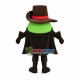 Customized Mysterious Green Doll Mascot Costume Customized Mysterious Green Doll Mascot Costume