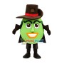 Customized Mysterious Green Doll Mascot Costume